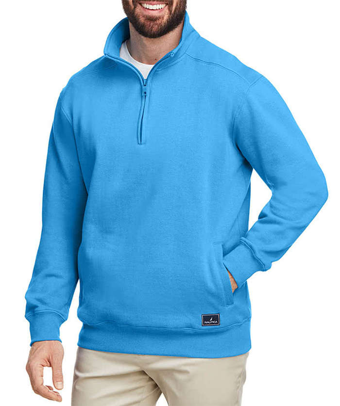 Nautica Anchor Quarter Zip Sweatshirt