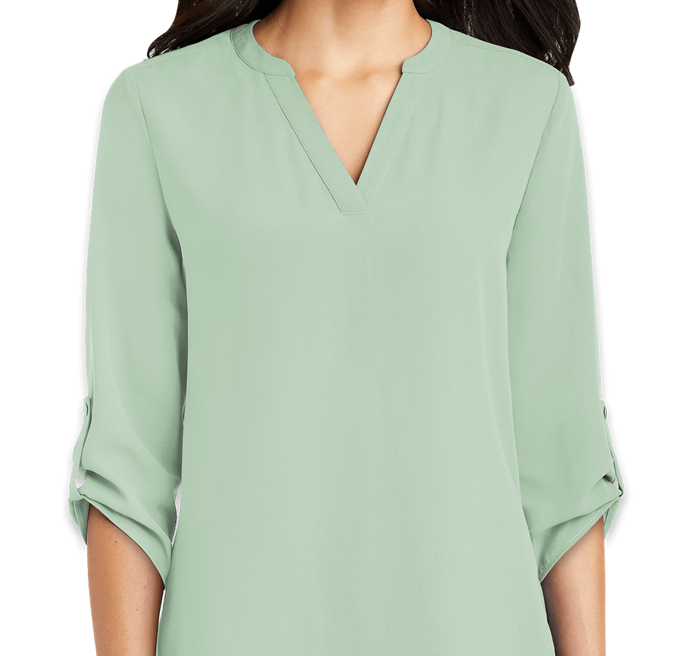 Port Authority Women's 3/4 Sleeve Tunic Blouse-default