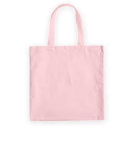 Medium Midweight 100% Cotton Canvas Tote Bag - Color: Light Pink