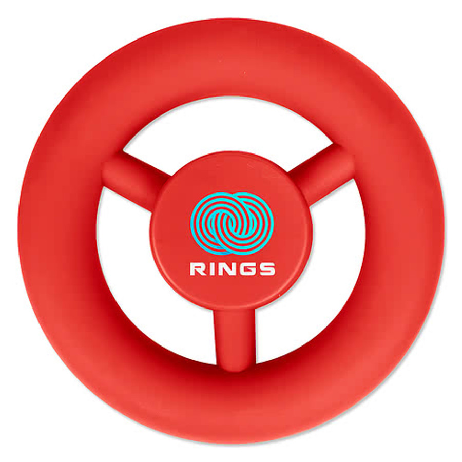 Full Color Whirl Wheel Fidget Spinner in White