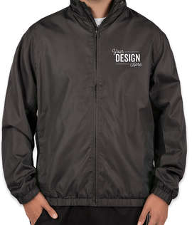 Port Authority Core Colorblock Full Zip Jacket - Color: Battleship Grey / Black