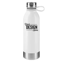 25 oz. Perth Stainless Steel Water Bottle - Color: White