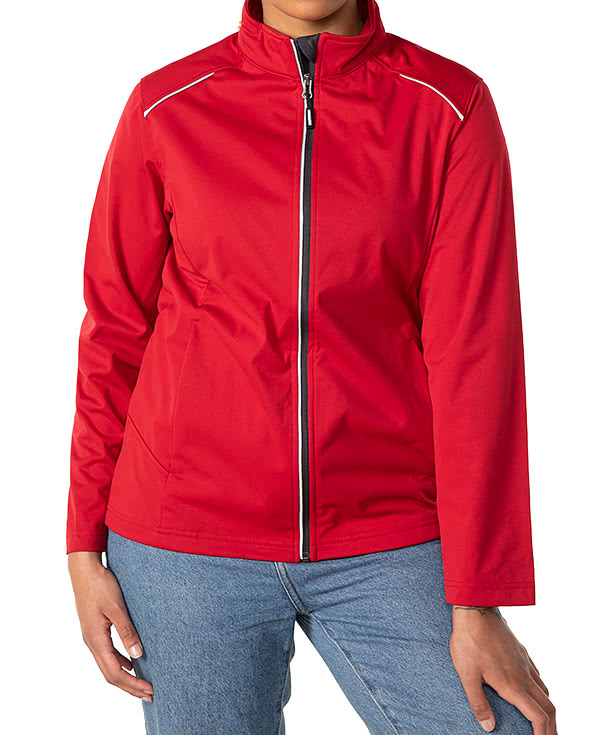 Core 365 Women's Techno Lite Three-Layer Tech Shell Jacket - Embroidered