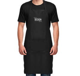 Port Authority Stain Release Extra Long Full Length Apron - Color: Black