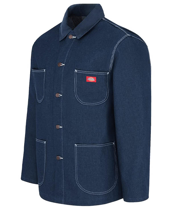 Dickies Denim Blanket Lined Work Jacket