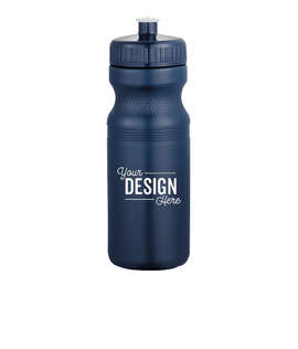 24 oz. Easy Squeezy Spirit Bike Water Bottle - Color: Navy Blue