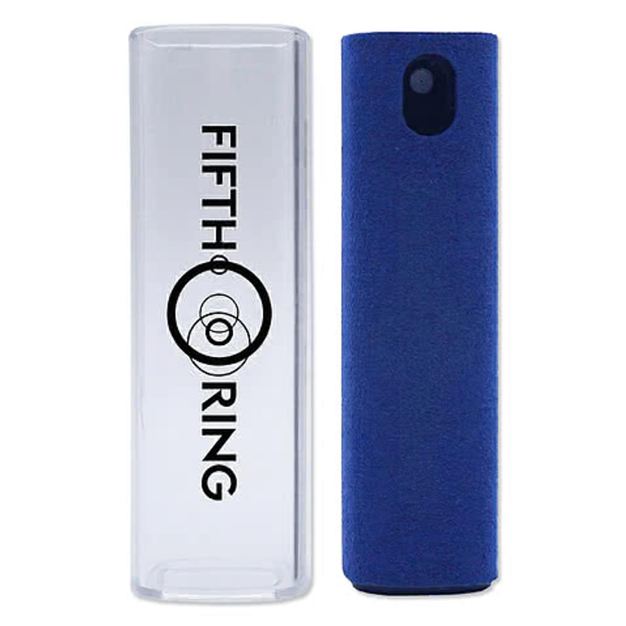 Full Color iScreen Spray n' Clean Microfiber Cloth and Spray in Black