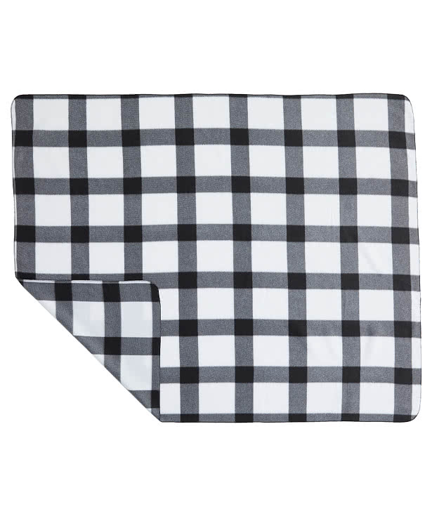 Buffalo Plaid Fleece Throw Blanket
