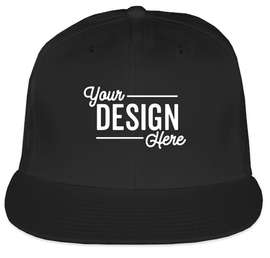 New Era 9FIFTY Flat Bill Snapback Hat - Color: Black
