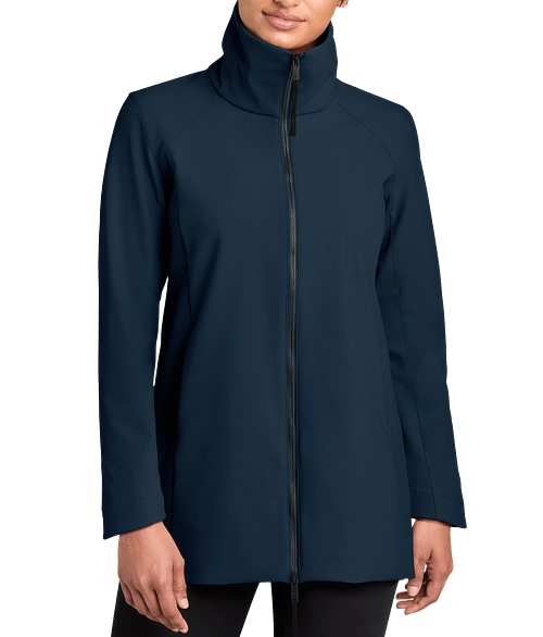 MiiR Women’s Nozawa Recycled Waterproof Soft Shell Jacket in Indigo Navy