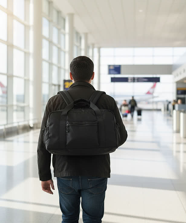 Anywhere Recycled Sport Duffel Bag and Backpack