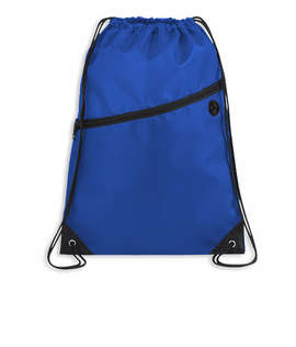 Robin Zipper Drawstring Bag - Color: Royal