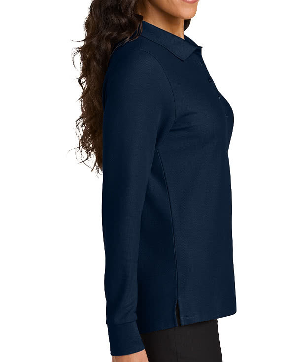 Port Authority Women's Wearever UV Long Sleeve Performance Pique Polo