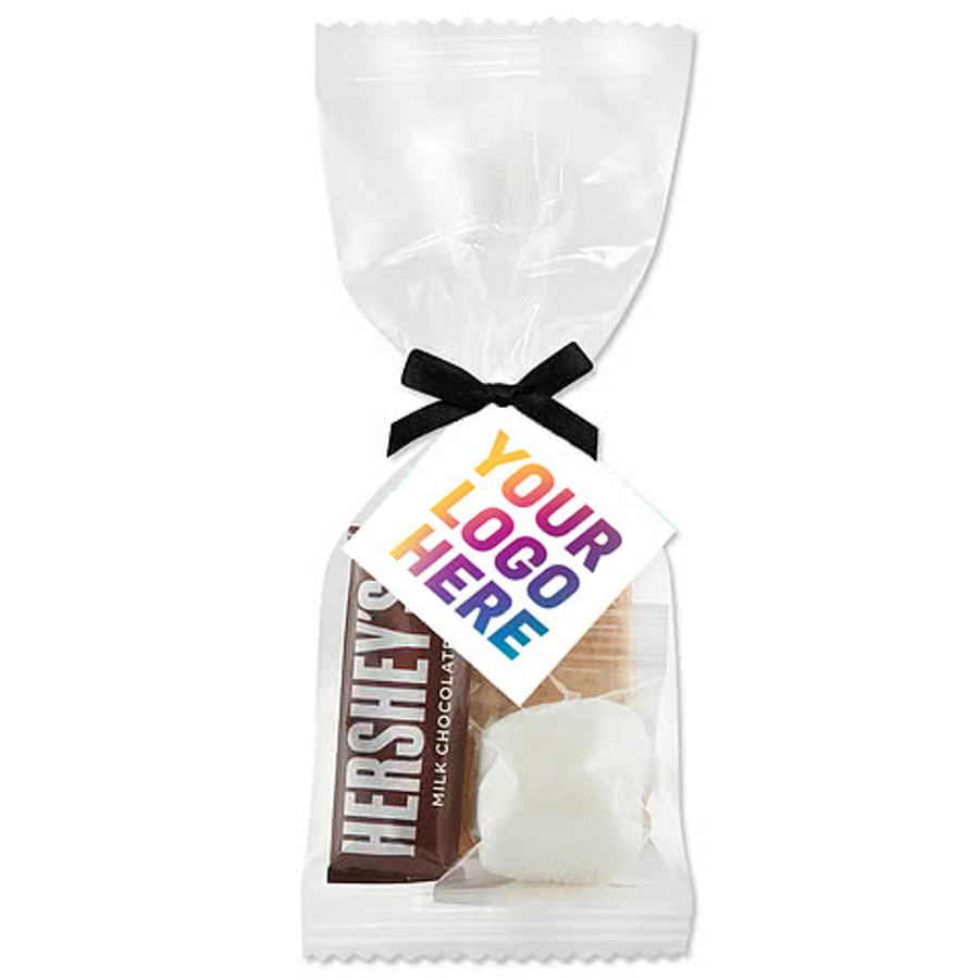 Full Color S'mores Kit Mug Stuffer in Brown
