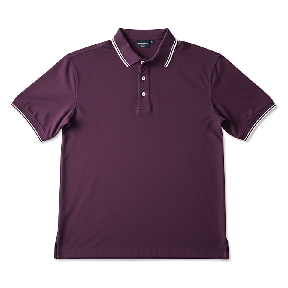 Blue Generation Superblend Easy Care Tipped Polo