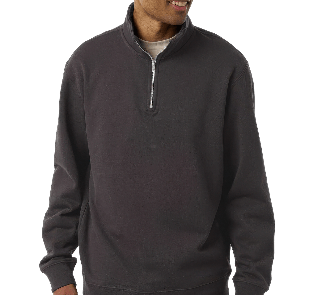 Independent Trading Midweight Quarter Zip Pullover-default