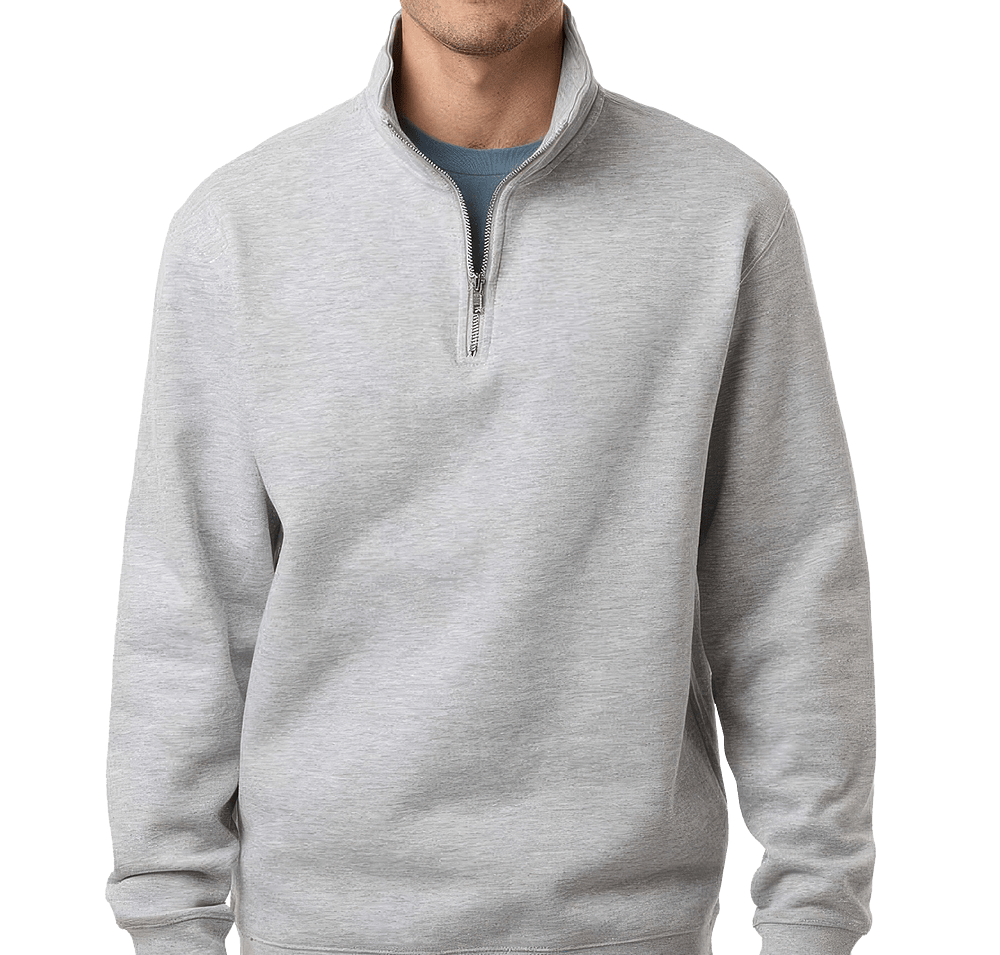 Independent Trading Midweight Quarter Zip Pullover-default