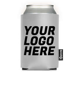 KOOZIE® Deluxe Collapsible Can Kooler - Color: Silver