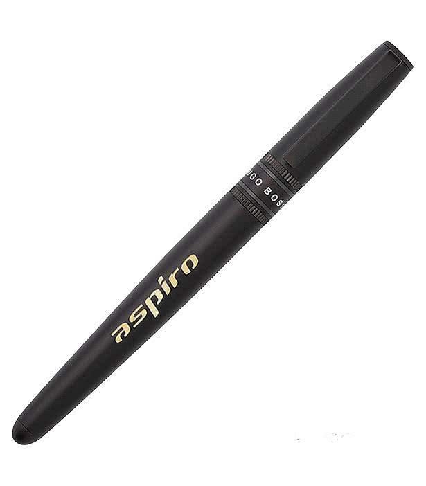Hugo Boss Laser Engraved Illusion Gear Ballpoint Pen (blue ink)