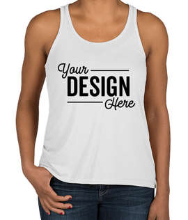 Anvil Women's Racerback Freedom Tank - Color: White