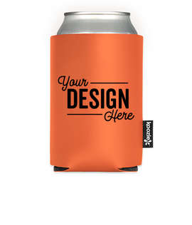 Deluxe Vinyl Foldable Can KOOZIE ® - Color: Bright Orange