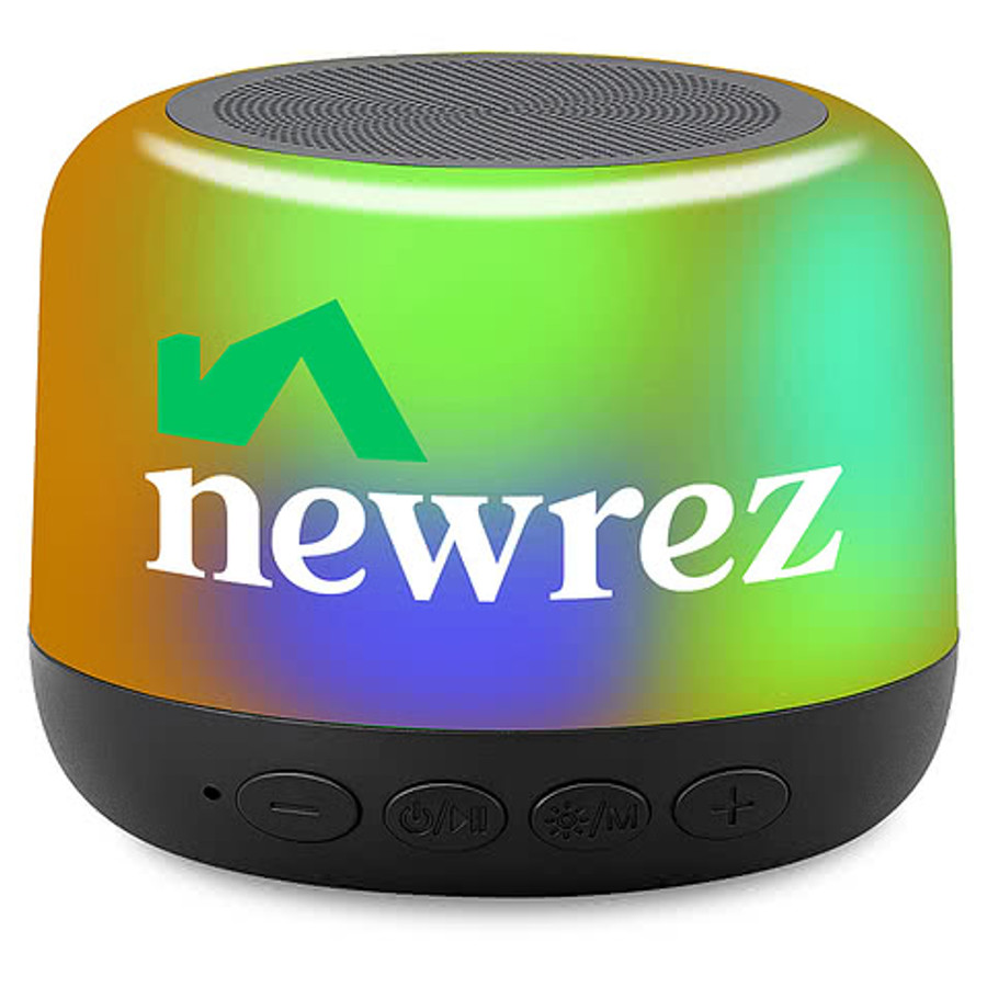 iLive Mini Lit Wireless Bluetooth Party Speaker in Black