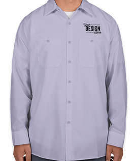 Canada - Red Kap Long Sleeve Industrial Work Shirt - Color: Light Blue