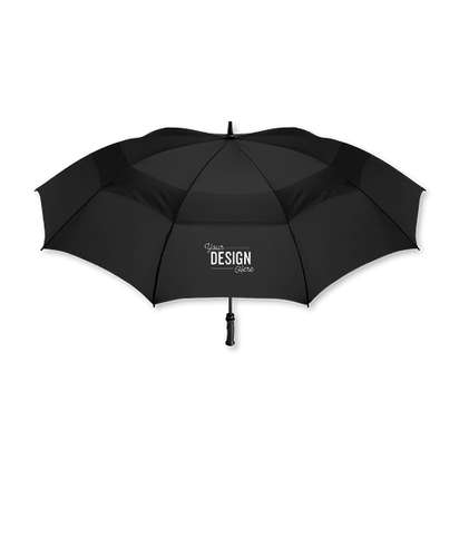 62" Arc ShedRain Windjammer Vented Golf Umbrella - Black