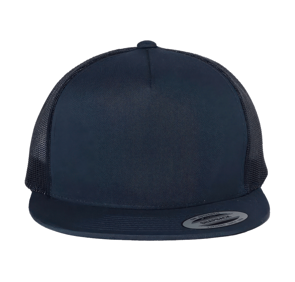 Yupoong Five Panel Classic Snapback Trucker Hat-default