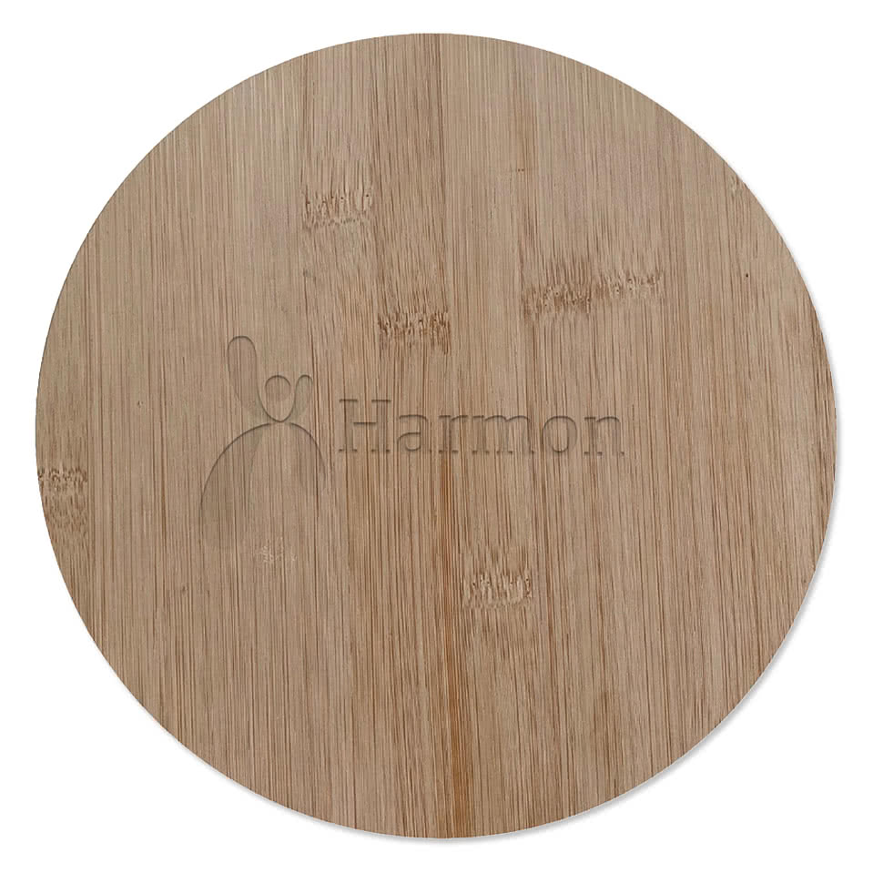Laser Engraved Round Bamboo Cutting Board