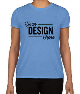 Gildan Women's Soft Jersey Performance Shirt - Color: Carolina Blue