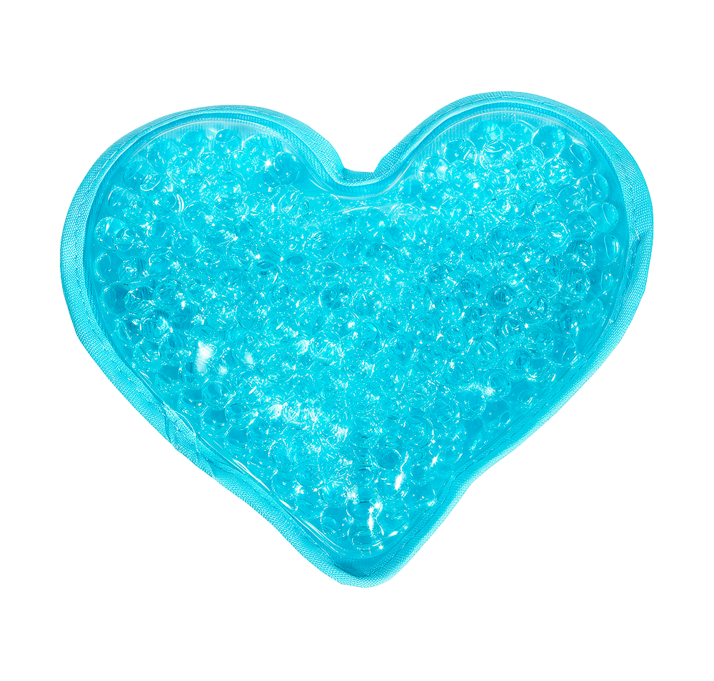 Plush Heart Aqua Pearls Hot/Cold Pack-default