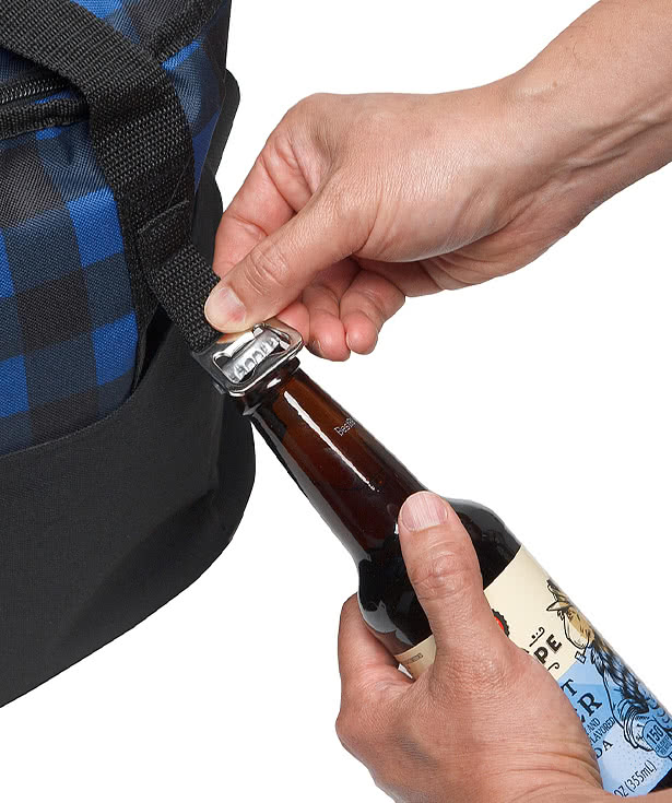 Plaid Insulated 20 Can Cooler Bag