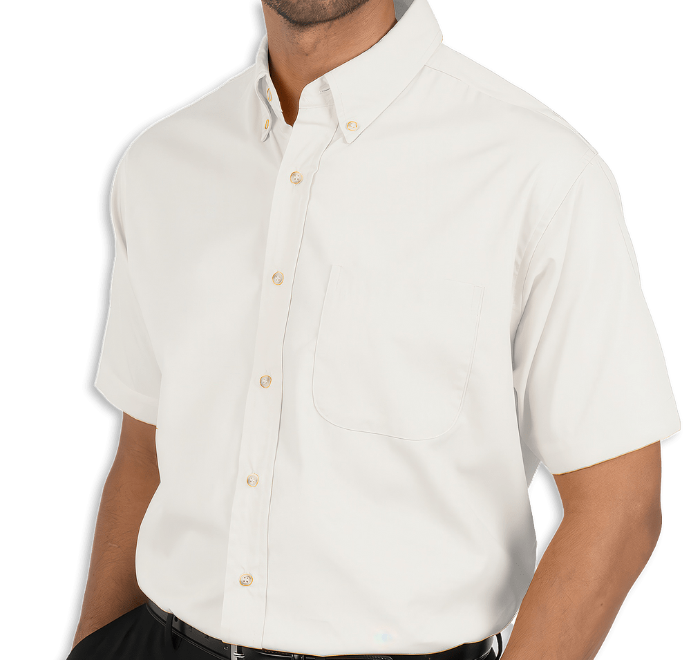 Blue Generation Superblend Poplin Short Sleeve Dress Shirt - Printed-default