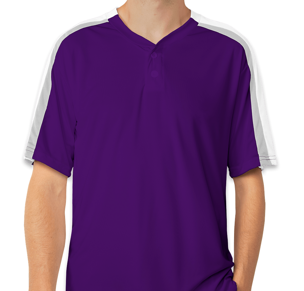 Augusta Colorblock Baseball Henley-default