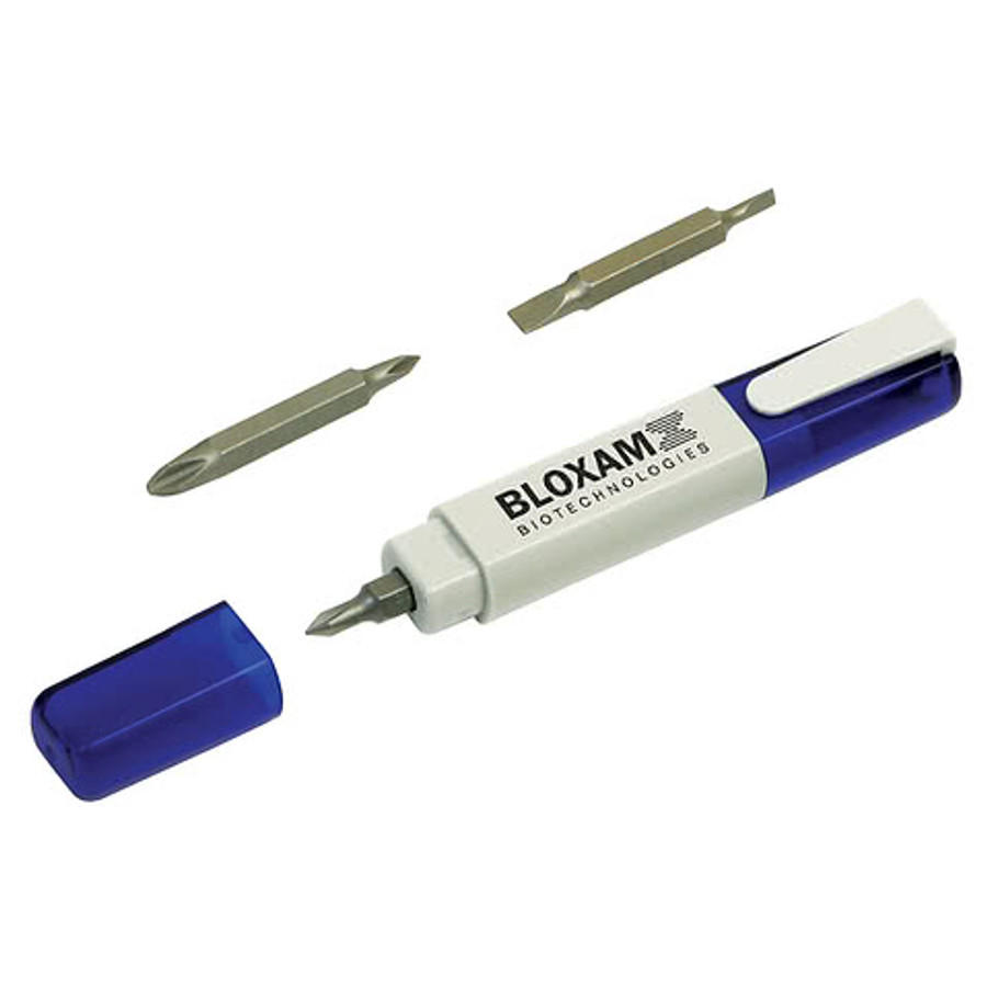 Quick Fix Screwdriver Pen in Blue/Gray