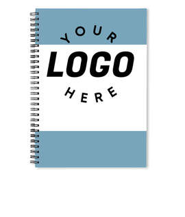 Border JournalBooks ® Spiral Notebook - Color: Blue Steel