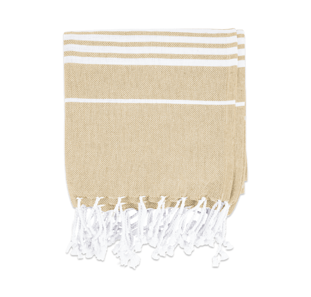 Recycled Beach Blanket with Tassel Fringe-default