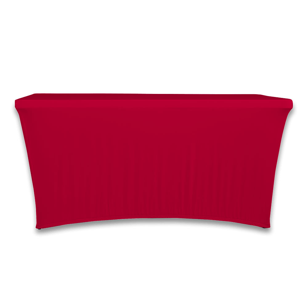 Full Color 6' Ultrafit Curve Open-Back Stretch Tablecloth-default