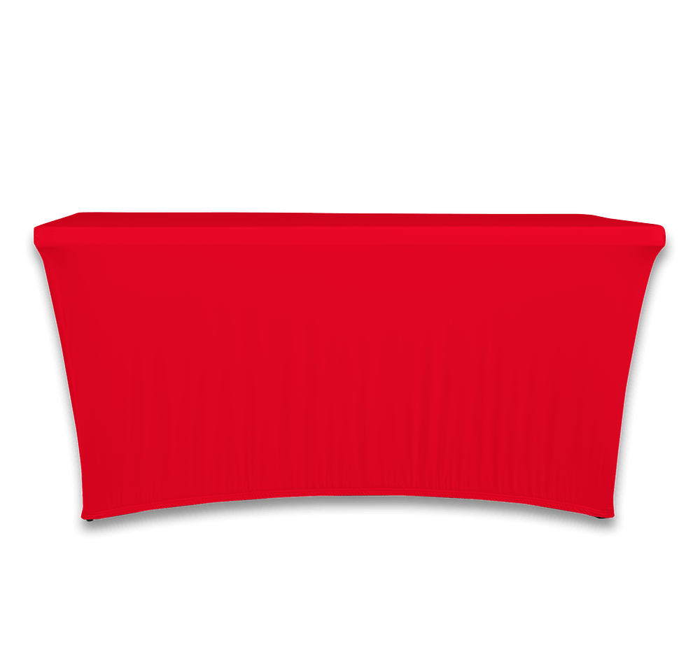 Full Color 6' Ultrafit Curve Open-Back Stretch Tablecloth-default