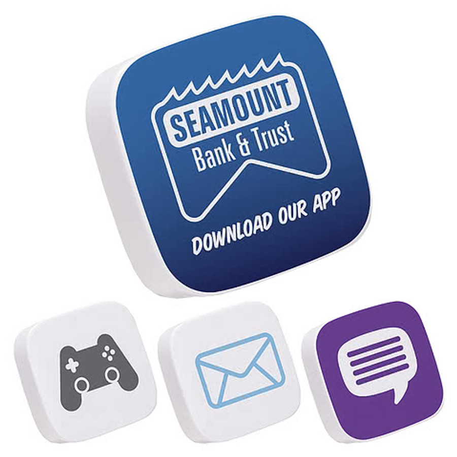 Mobile App Icon Stress Reliever in White