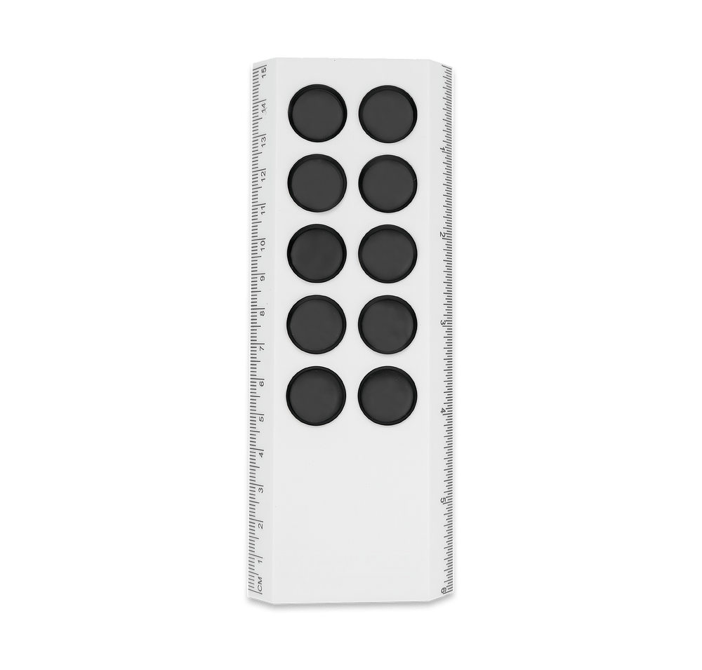 6" Push Pop Stress Reliever Ruler-default