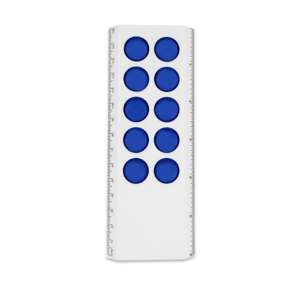 6" Push Pop Stress Reliever Ruler-default