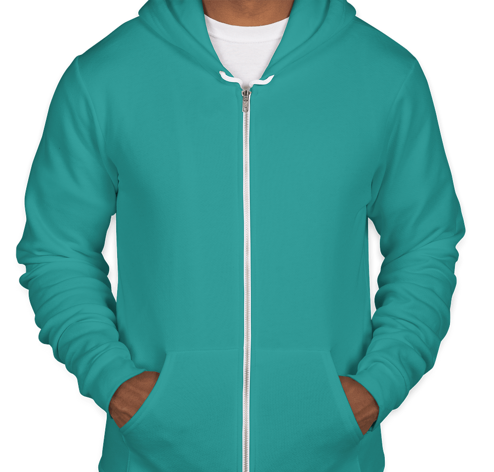 American Apparel USA-Made Flex Fleece Zip Hoodie-default