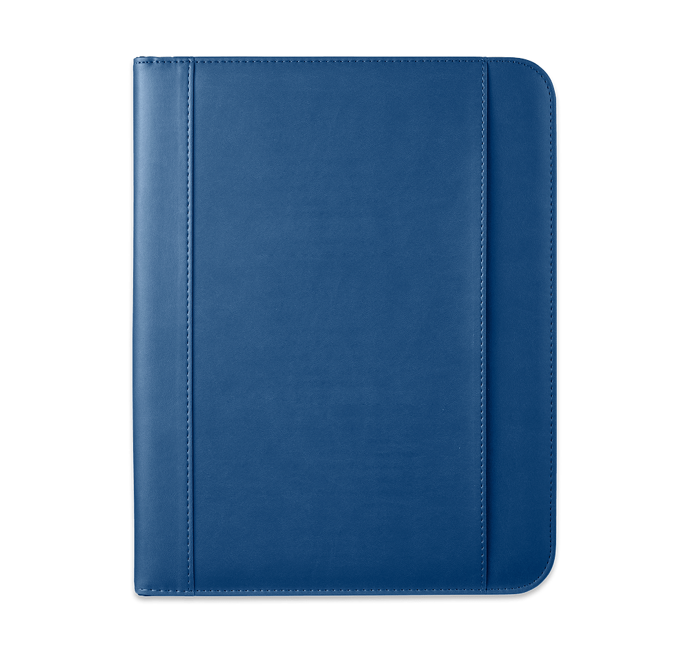 Debossed Leeman Tuscany Mobile Zippered Padfolio-default