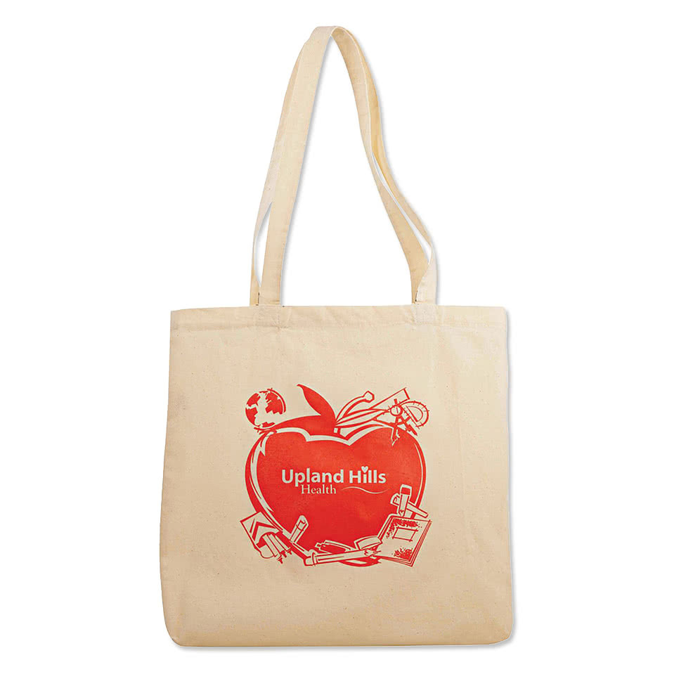 Medium Classic Cotton Canvas Meeting Tote Bag