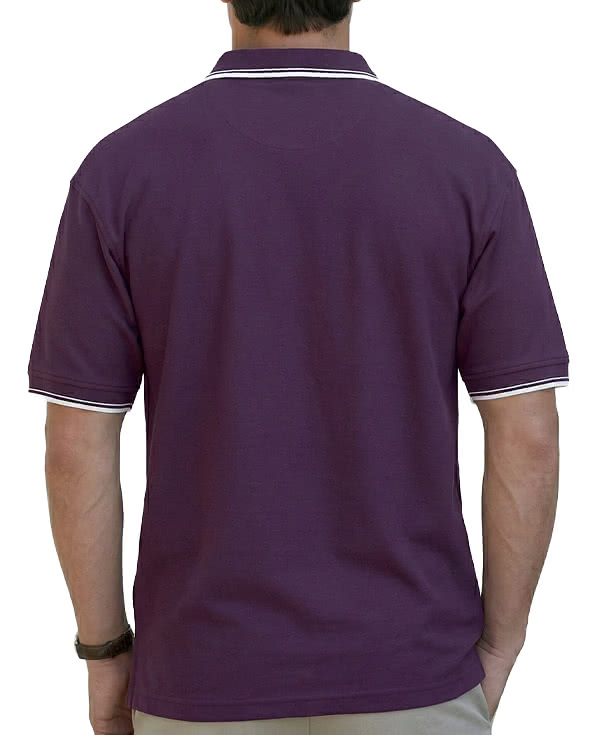 Blue Generation Superblend Easy Care Tipped Polo