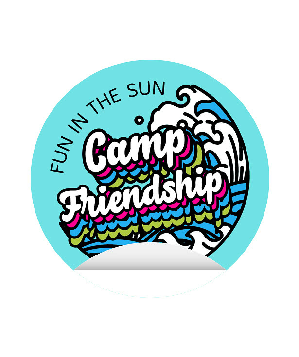Full Color 2.5 in. Circle Sticker Sheet (12 stickers/sheet)