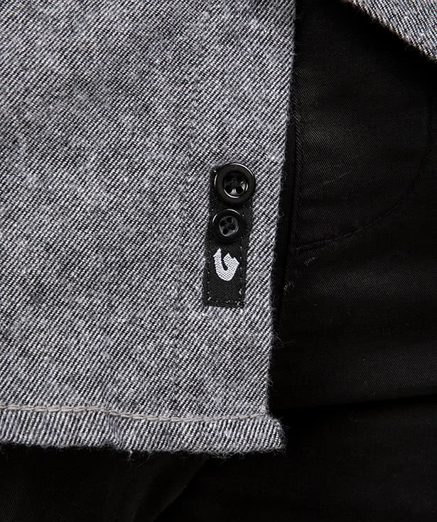 Burnside Solid Flannel Long Sleeve Shirt