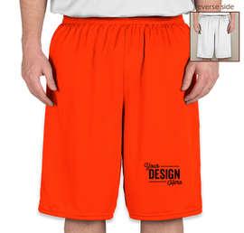 High Five Competition Reversible Basketball Shorts - Color: Orange / White